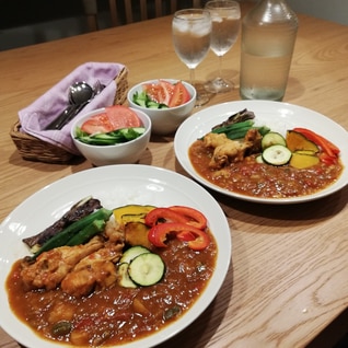 圧力鍋で簡単！ヘルシー夏野菜カレー